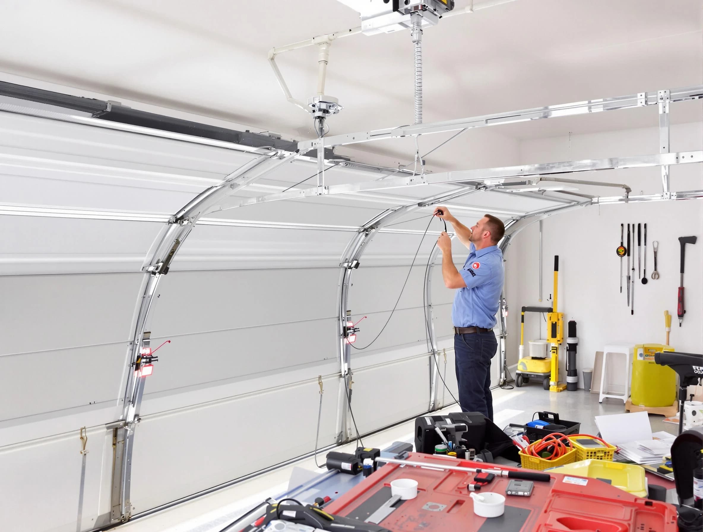 Garage door cable repair service by Ross Garage Door Repair in Ross