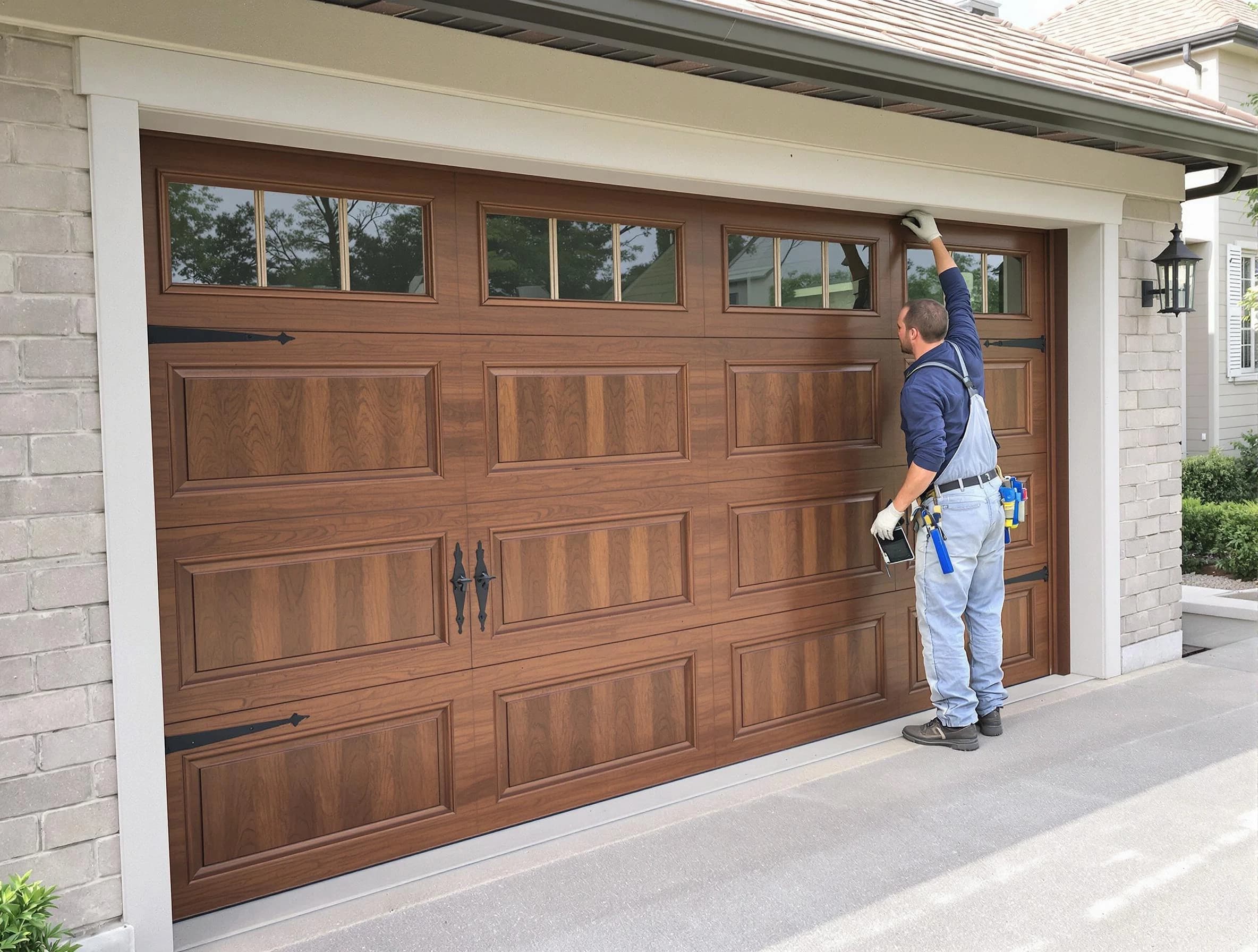 Custom garage door showcase by Ross Garage Door Repair in Ross