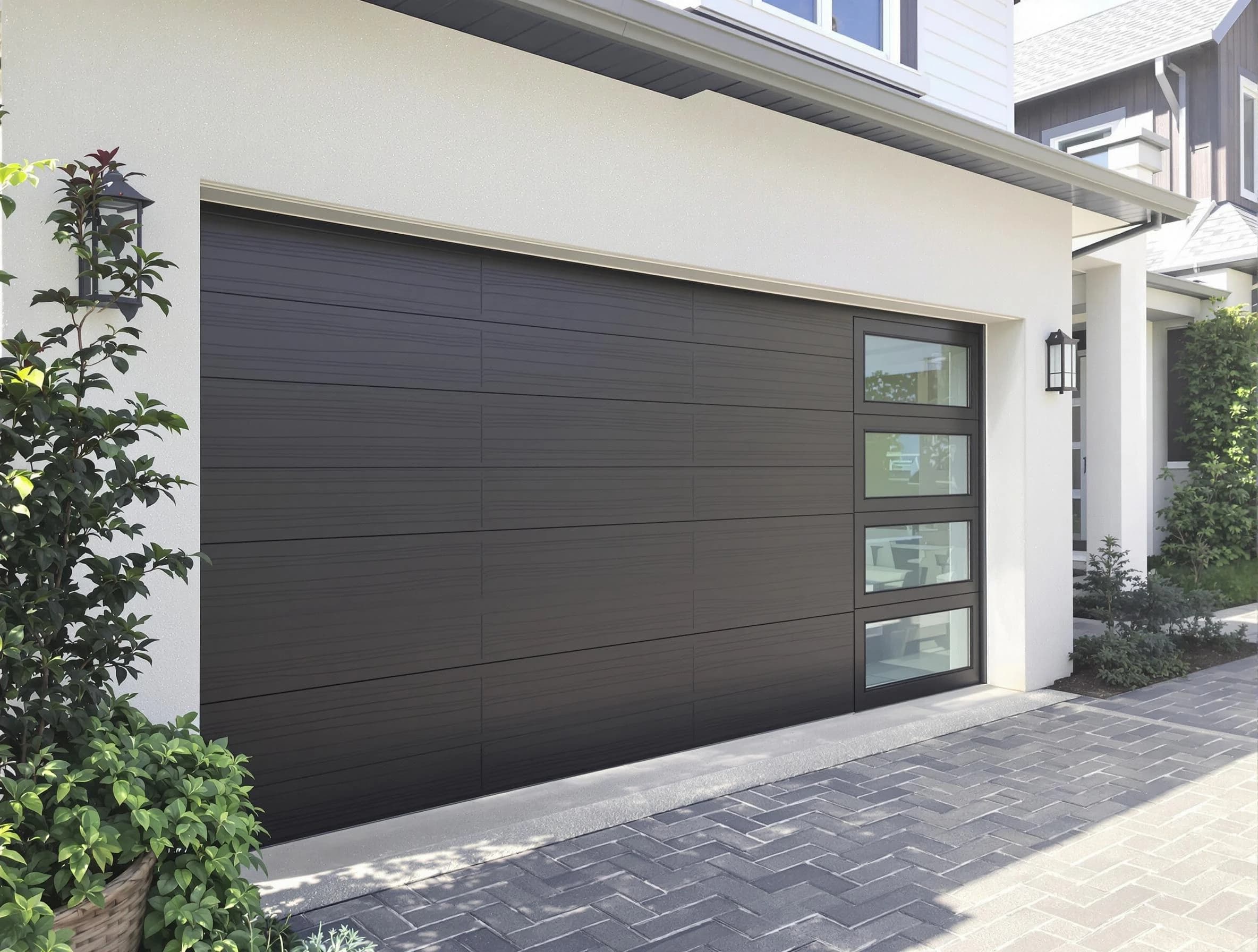 Custom garage door installation by Ross Garage Door Repair in Ross