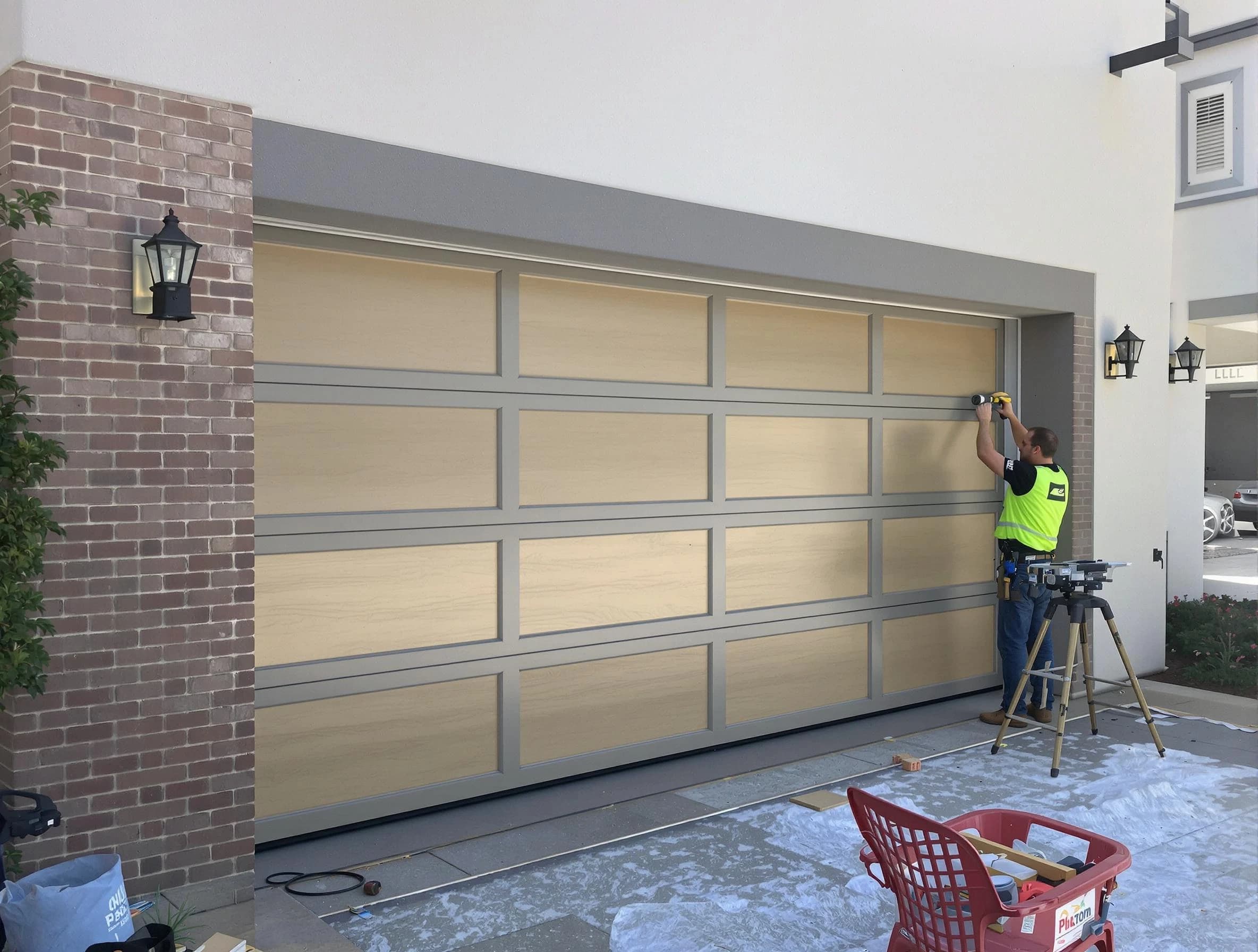 Garage door replacement service by Ross Garage Door Repair in Ross