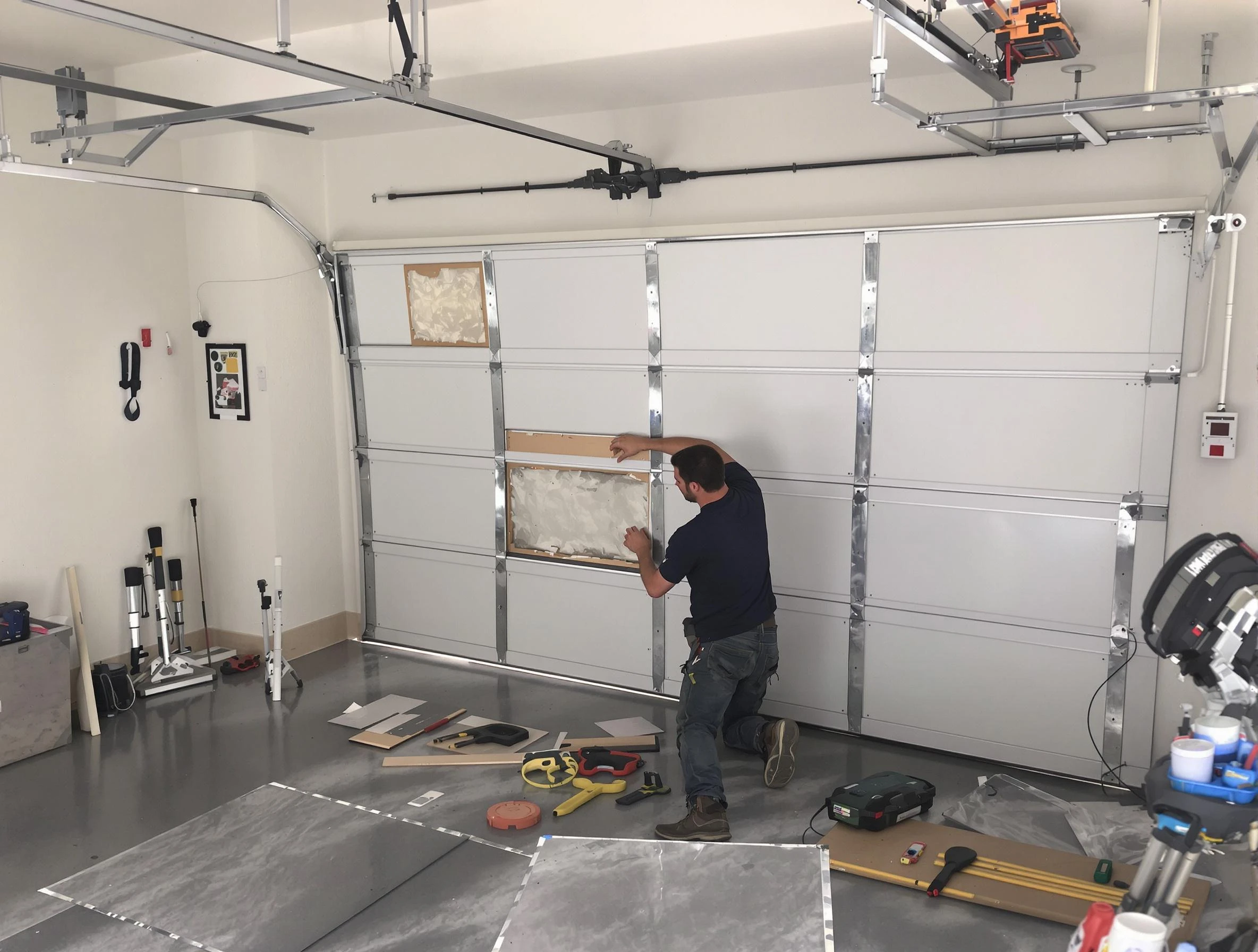 Garage Door Panel Repair in Ross