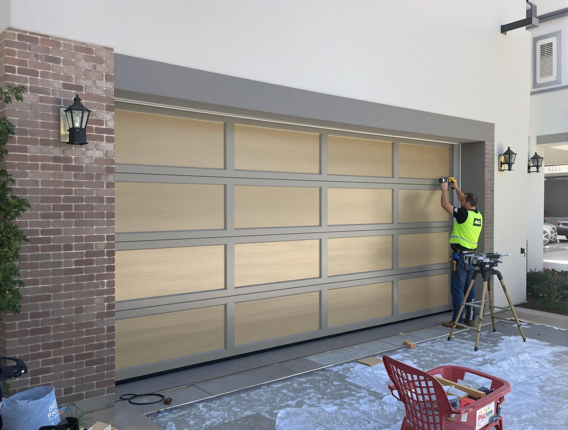 Garage door replacement service by Ross Garage Door Repair in Ross