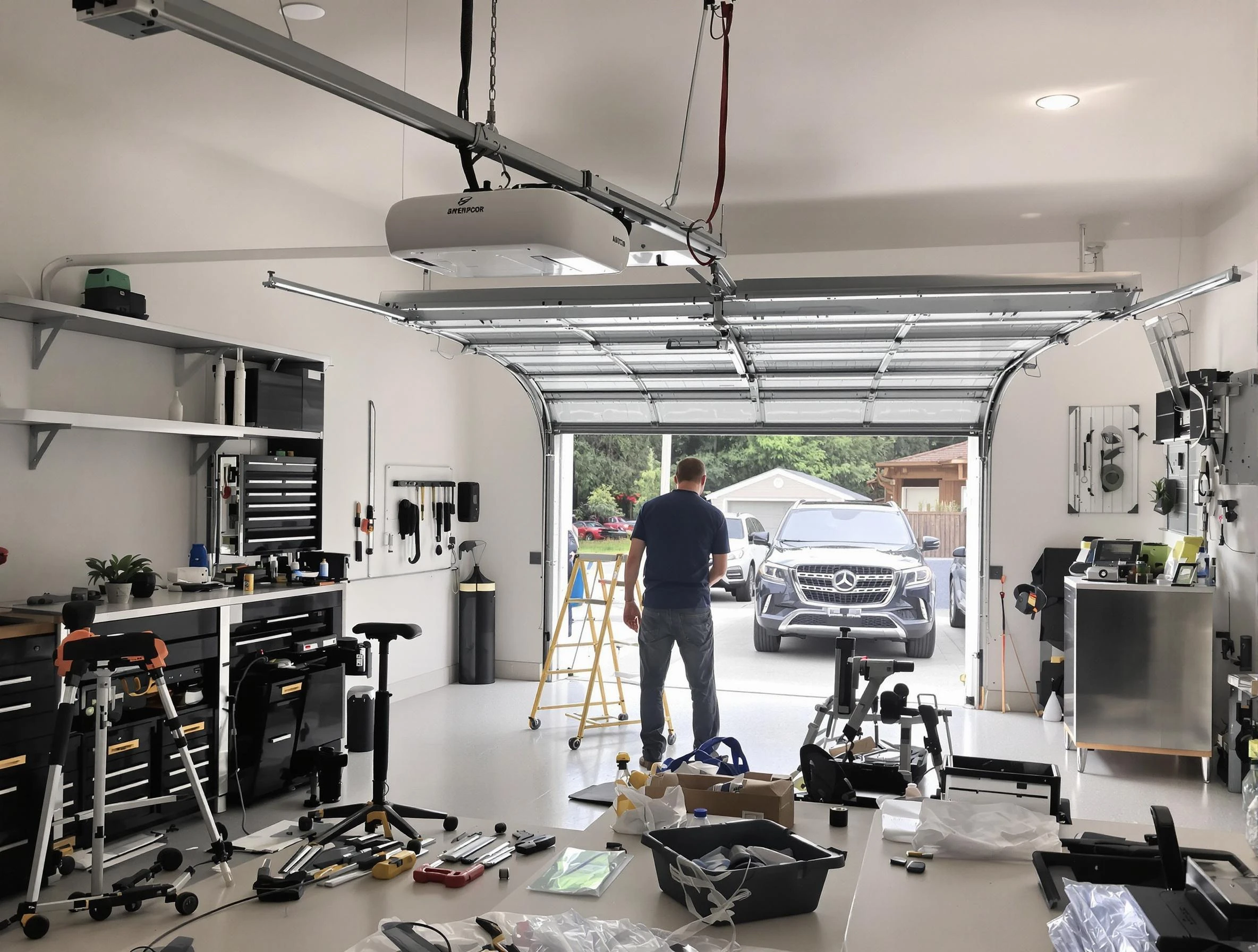 Garage door opener installation by Ross Garage Door Repair in Ross