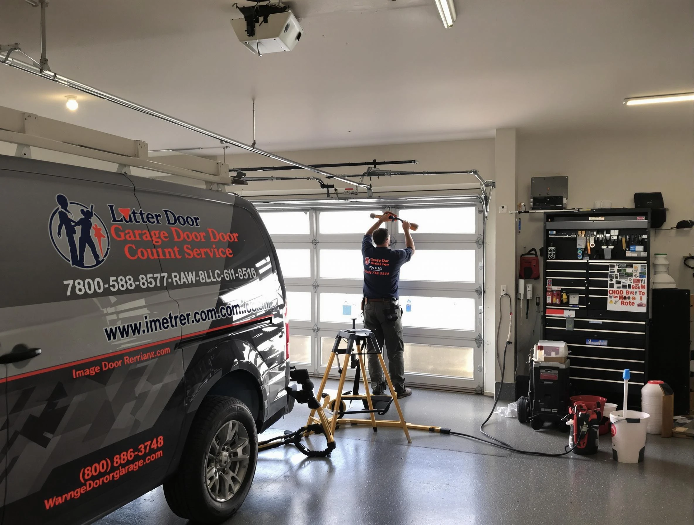 Ross Garage Door Repair rapid response team performing same-day repair in Ross